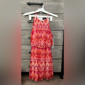 Guess Vibrant Pink and Orange Dress